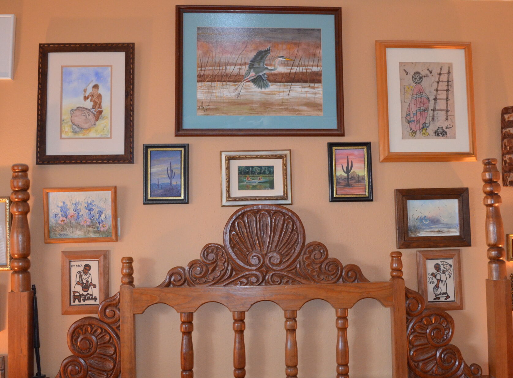 AN ARTISTIC SOUL: Inside a villa's art gallery